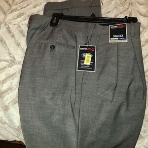 Men's Classic Gray Dress Pants Size 36 X 32